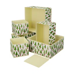 Myntra Elegant Homes Cream-Coloured 6 Pieces Multi-Utility Organisers-18