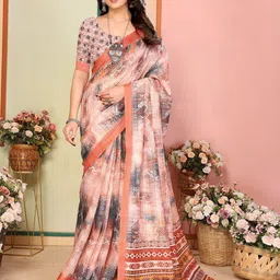 Sidhidata Printed ZariChanderi Saree-image-50
