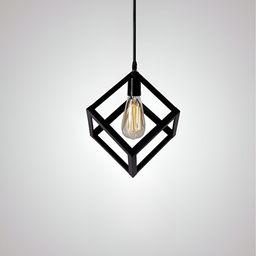 GAUVIK Black Ceiling Lamp-2