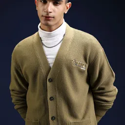 HIGHLANDER Men Embroidered Cardigan-image-55