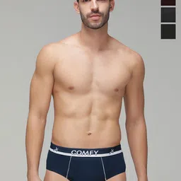 AMUL COMFY Pack Of 4 Mid Rise Cotton Briefs AC-CBRIOE-MULTI-S-4PC-picture-49