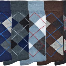 Men Argyle Ankle Length, Calf Length, Knee High, Mid-Calf/Crew-11