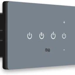 iotics Smart Touch Switch for 3 Light & Dimmer, Remote, Mobile App, Alexa & Google Home Smart Switch-63