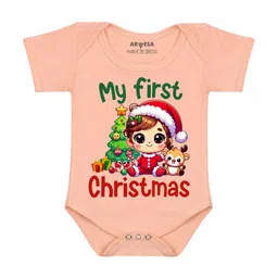 Arvesa My First Christmas Printed Romper-picture-31