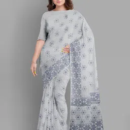 The Chennai Silks Floral Fusion Sambalpuri Saree-picture-29