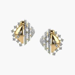 VALANOVA 14K Yellow Gold 0.47 Ct Lab Grown Diamond Earrings-image-58