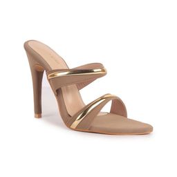 FAUSTO Women Embellished PU Party Stiletto Sandals-image-72