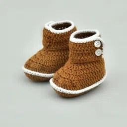 FUNKRAFTS Kids Handmade Pure Wool Booties-49