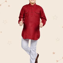 Kidotsav Boys Kurta with Pyjamas &-41