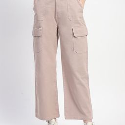 Madame Women Cotton Mid-Rise Cargo Trousers-image-41