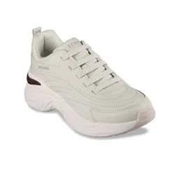 Skechers Hazel - Step N Flow Women Beige Mid-Top Casual Sneakers-picture-25