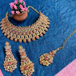 VATSALYA creation Women Artificial Stones Studded Jewellery Set-27