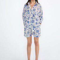 All Her Collective Women Printed Shirt & Shorts Co-Ord Set-image-40