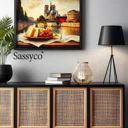 Sassyco Beige & Brown 1 Piece Canvas Other Wall Paintings-picture-16