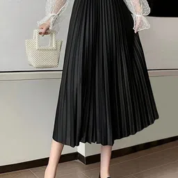 StyleCast Pleated Midi Skirt-image-41