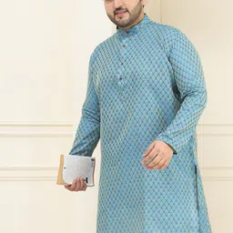 SOJANYA PLUS Men Embellished Kurta-image-74