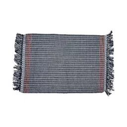 PRAKARTIK Set of 4 Black Printed Table Placemats image 3