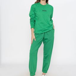 Lounge Dreams Round Neck Sweatshirt With Joggers Co-Ords-image-94