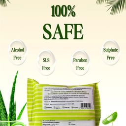 Omeo Set Of 2 Aloe Vera Refreshing Wipes  With Vitamin E - 25 Wipes Each image 5