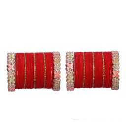 Fashionzara Set Of 2 Stone-Studded Bangles-image-97