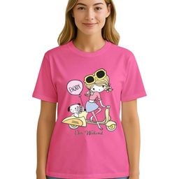 Raregems Graphic Printed Round Neck Pure Cotton T-shirt-image-64