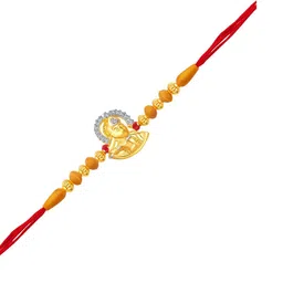 VIVASTRI Krishna Flute Beaded Thread Rakhi-50