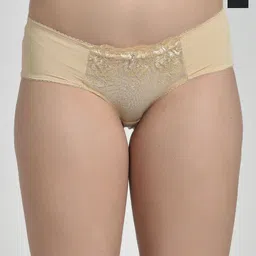 MAKCLAN Mid Rise Lace Hipster briefs C1216PNZM-38