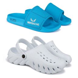 BERSACHE Men Set of 2 Slip-On With Clogs-picture-1