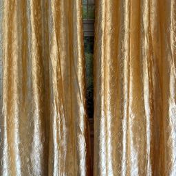 Pink Parrot Brown 2 Pieces Floral Printed Door Curtains-image-43