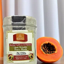 Khadi Pure Herbal Saffron & Papaya Face Pack - 50 g-image-46