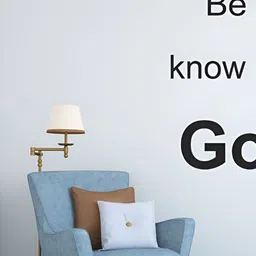 LANSTICK Black Printed Jesus Christ Self Adhesive Wall Sticker-image-49