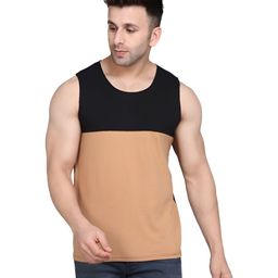 SLOWLORIS Men PackOf 2 Colourblocked Tank-picture-34