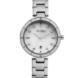 ALBA White Mother Of Pearl Watch-AH7AX3X1-image-7