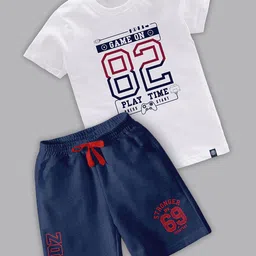 BAESD Boys Printed T-shirt with Shorts-image-70