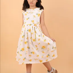 BAESD Floral Print Applique Fit & Flare Dress-picture-15