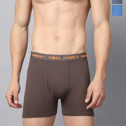 VIMAL JONNEY Cotton Pack Of 3 Assorted Cotton Trunk JONNEY__RED__D__03-picture-15