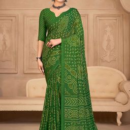 Reboot Fashions Bandhani Pure Chiffon Bandhani Saree-picture-30