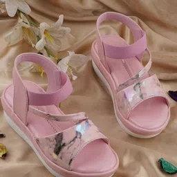 LMG Lifestyle Girls Embellished Wedge Sandals-image-79