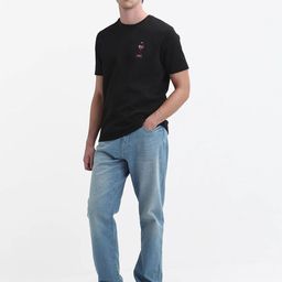 RARE RABBIT Men Comfort Slim Fit Mid-Rise Light Fade Stretchable Jeans-image-96