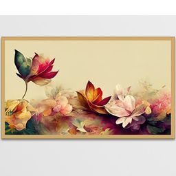 DEKORSTATION Multicoloured 1 Piece Canvas Floral and Botanical Wall Paintings-image-31