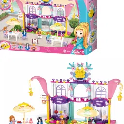 Girls Dream-Bar Building Blocks, Construction Toy for Kids 361 pieces-10