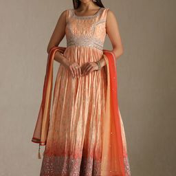 Soch Chinon Floral Print Fit And Flared Dress-image-52