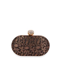 VASTANS Textured Embellished Box Clutch-image-32