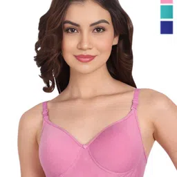 Liigne Pack Of 3 Full Coverage Lightly Padded Everyday Bra-picture-11