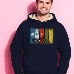 MaverIQ Men Typography Printed Hooded Sweatshirt-picture-33