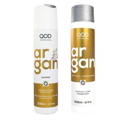 QOD PROFESSIONAL Argan Oil Shampoo & Conditioner For Hair-300ml Each-49