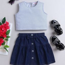 ZACKBEE Unisex Kids Printed Top with Skirt-image-29