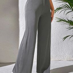 The Roadster Lifestyle Co Women Straight Fit Mid Rise Trousers-image-96