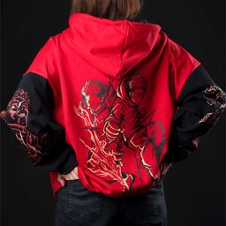 COMICSENSE Men Printed Hooded Sweatshirt-image-1