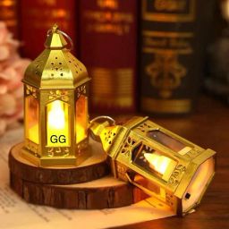 Gold Polypropylene Hanging Lantern-image-16